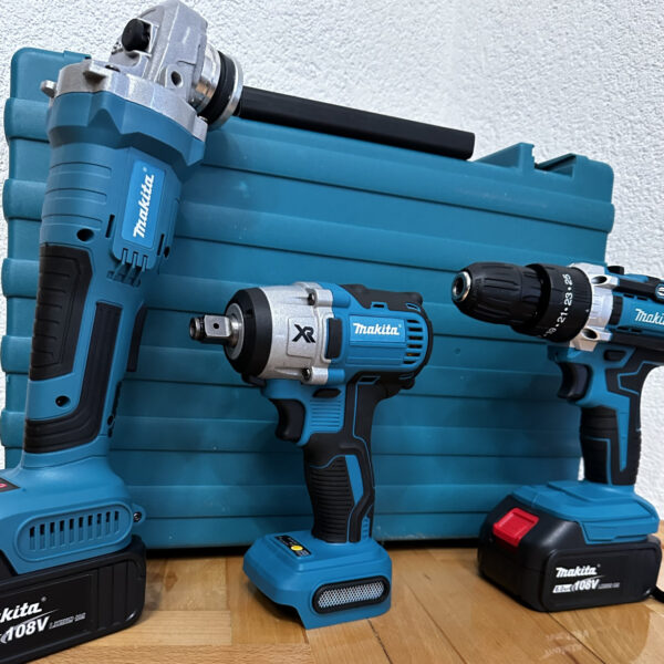 MAKITA 3u1 Aku Set Busilica Brusilica Odvijač 108V