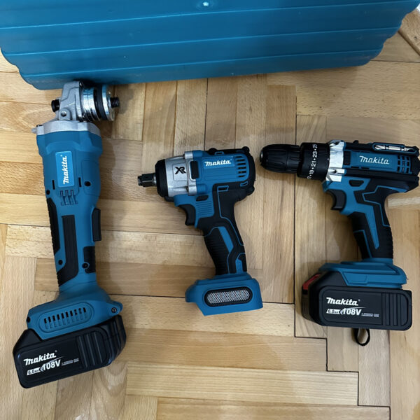 MAKITA 3u1 Aku Set Busilica Brusilica Odvijač 108V - Image 5