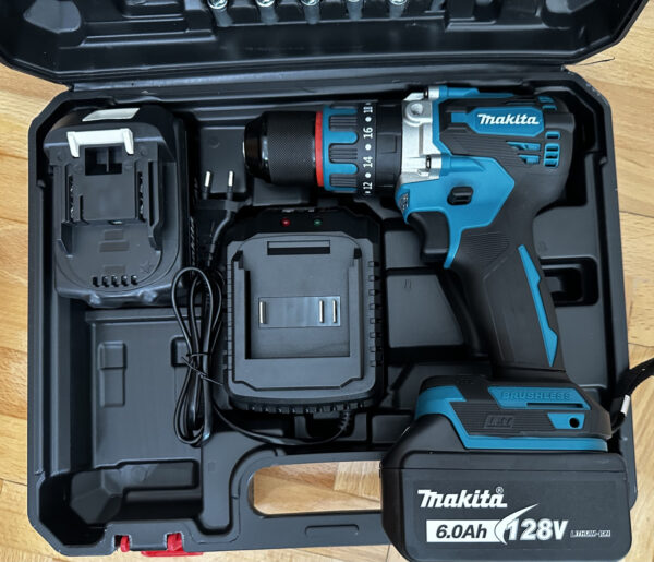 AKU Bušilica MAKITA 128V 6.0Ah Metalna glava - Image 5