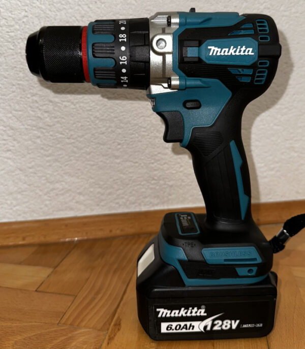 AKU Bušilica MAKITA 128V 6.0Ah Metalna glava - Image 6